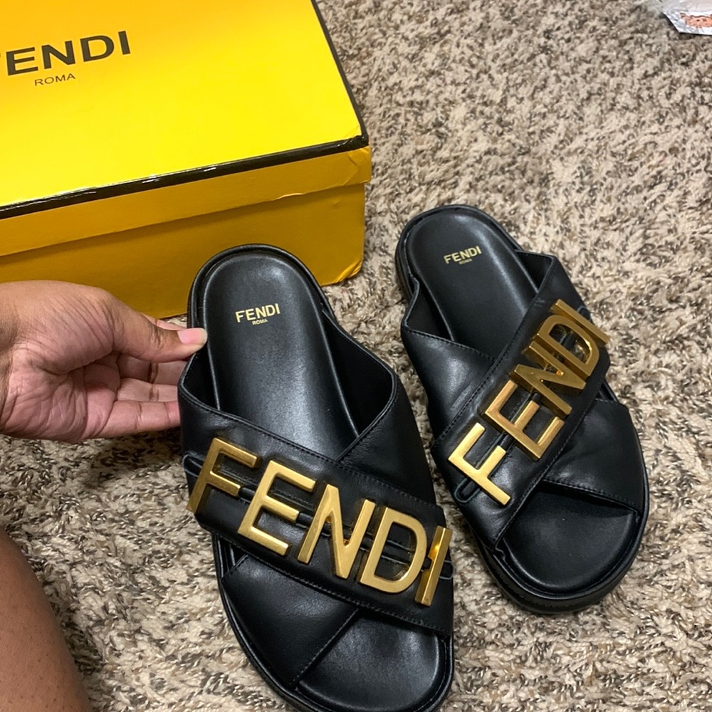 Fendi Logo sandals